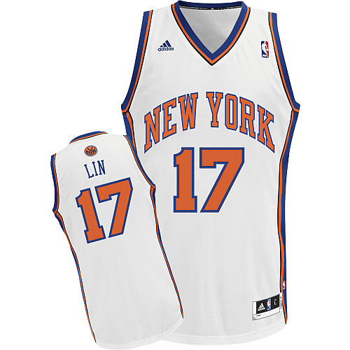 Best Quality NBA New York Knicks 17 Jeremy Lin Revolution 30 Swingman Home Adidas Jersey